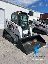 2017 Bobcat T630 Skid Steer Loader Hydraulic Aux Enclosed Cab Ac Heater