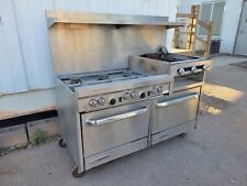 South Bend Used Commercial Gas Stove Oven And Flat Top With Broiler.