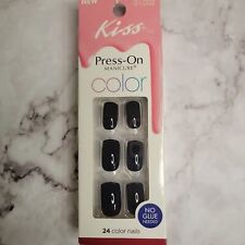 Kiss Press On Manicure Color Gel Nails Drift Away Nib 2