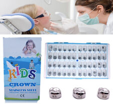 Dental Kids Primary Molar Crown Stainless Steel Pediatric Preformed Crowns Kit