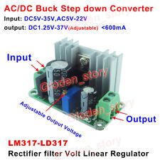 Lm317-ld317 Ac-dc Converter 5v 9v 12v 24v Volt Linear Regulator Mini Buck Module