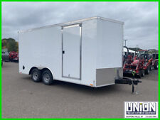 2024 Rc Trailers Rwt 8.5 X 16 7k 84 Int Steel Enclosed Cargo Tra New