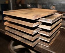 Vintage Letterpress Steel Galley Trays - 9 X 13