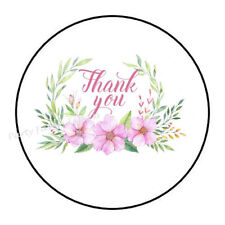 Thank You Flowers Envelope Seals Labels Stickers Party Favors
