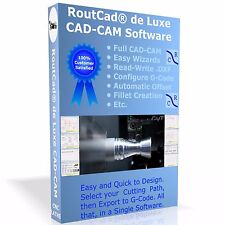 Cad Cam Software Routcad To Generate G-code For Mach 3 Emc2 For Cnc Lathe Cdrom