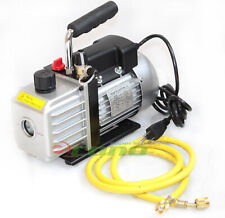 3cfm Ac Ac Electric Rotary Vane Deep Air Vacuum Pump For R134a R12r22 New