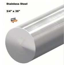 34 Stainless Steel Solid Round Rod Stock 3 Ft 304 Unpolished 36 Length