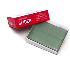 A2zscilab 50 Blank Microscope Slide Ground Edges Pre-cleaned Clear Glass Slides