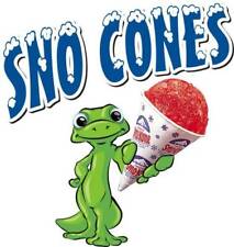 Sno Cones Kones Concession Trailer Cart Food Truck Vinyl Sticker Decal 14