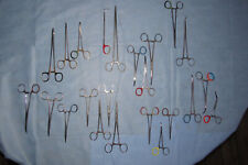 Lot Of 23 Forceps Clamps Surgical Hand Instruments Most Germany Faded Names