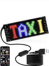 Programmable Led Car Sign - Shipped From Us - Delivery And Taxi Sign Roof Top Aa