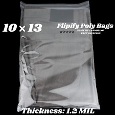 10x13 Clear Resealable T-shirtapparel Self Seal Lip Tape Poly Plastic Bags