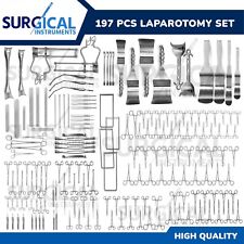 197 Pcs Laparotomy Set - Surgical Medical Instruments Lot New Excellent Quality