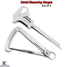 Dental Gauge Measuring Diamond Dentistry Vernier Caliper Sliding Gauge Lab Tools