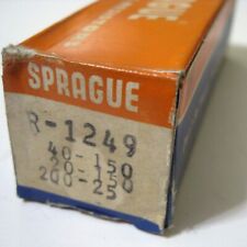 Sprague R-1249 40 20 200 Mf 150 150 25 Wvdc Can Electrolytic Capacitor New