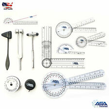 Goniometer Physical Therapy Complete Set Wbonus Reflex Hammer Including 1286