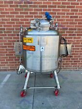 Precision Stainless 450 Liter Stainless Steel Jacketed Reactor 45 Psi 34 Motor
