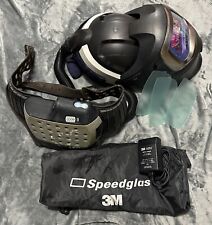 3m Speedglas 9100 Mp Welding Helmet With Adflo 3 Clear Replacement Lenses Used