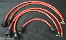 Farmall Super C 200 230 240 404 Red Cloth Cover Copper Spark Plug Wire Set Ih