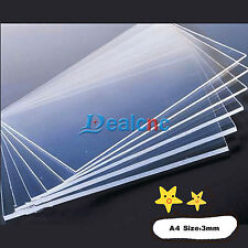 1 Pc 3mm Clear Plastic Acrylic Plexiglass Perspex Sheet A5 Size 210mmx148mm