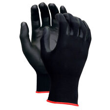 Work Safety Polyurethane Coated Nylon Work Gloves 380-5 1 6 12 Pairs
