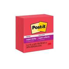 Post-it Super Sticky Notes 3 X 3 Red 90 Sheetspad 258342