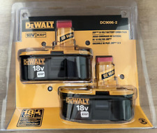 Dewalt Dc9096 2.4ah 18-volt Xrp Nicd Battery Brand New -2 Pack
