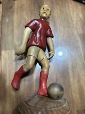 Figure Romer Football Wooden Made In Italy 12.99 Inches Vintage