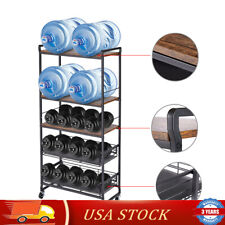 5-tier Movable Bakers Racks Microwave Heavy Duty Appliances Cart For Kitchens