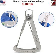 Orthodontics Dental Iwanson Gauge Crown Spring Caliper Measuring Tools 0-10mm Ce