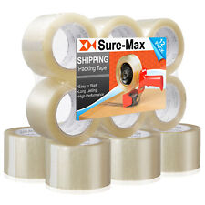 12 Rolls 3 Extra-wide Clear Shipping Packing Moving Tape 110 Yard330 Ea -2mil