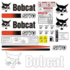Bobcat S770 Skid Steer Set Vinyl Decal Sticker - Free Shipping