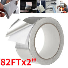 Aluminum Foil Tape 2in X 55 Yd Heat Resistant Waterproof Insulation Home Repair