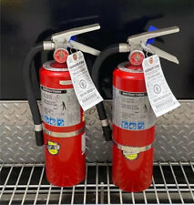 Fire Extinguisher 5lb Abc Scratch Dirty Set Of 2