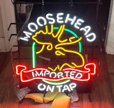 Moosehead Imported On Tap Beer 20x16 Neon Light Sign Lamp Bar Wall Decor