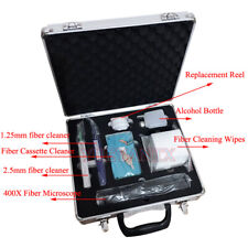 Fiber Optic Cleaning Kit For Cleaning Inspection 400x Microscope Fiber Cleaner