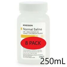 Normal Saline Usp Solution Sodium Chloride 0.9solution Bottle250ml Pack Of 8
