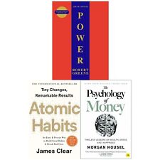 3 Book Collection Set Big Power Atomic Habits And Psychology Of Money Pb