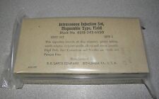 Vintage 1957 Us Military Intravenous Injection Set First Aid R.k. Laros Company