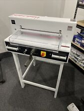 Mbm Triumph 4350 16.8 Inch Fully Automatic Paper Cutter 300 Sheet Capacity