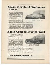1928 Cletrac Cleveland Tractor Ad Road Show Promo - Factory Pictured