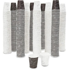600pcs 3oz Marble Print Disposable Paper Cups Bathroom Mouthwash White Black