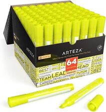Yellow Highlighters Pack Of 64 Wide Chisel Tip Markers Bulk Pack Of Colored