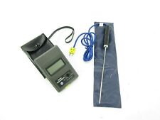 Vintage Omega Handheld Thermocouple Digital Thermometer W Probe -50 To 1400f