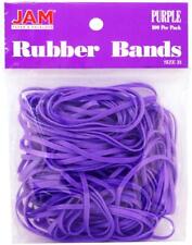 Jam Paper Colorful Rubber Bands - Size 33 - Purple Rubberbands - 100pack