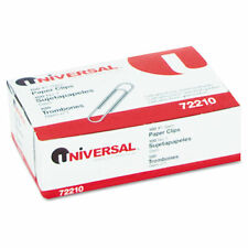 Universal Paper Clips Smooth Finish No. 1 Silver-silver-100 Paper Clips