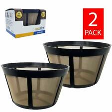 2 Goldtone Reusable 8-12 Cup Basket Coffee Filters For Bonavita Coffee Makers