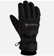 Carhartt Mens Waterproof Insulated Gloves A511 Size S - Black