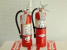 Fire Extinguisher - 10lb Abc Dry Chemical - Lot Of 2 Scratchdent