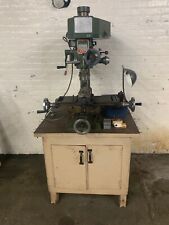 Enco Complex Milling Drilling Machine Model Rf-30 With Cabinet Stand